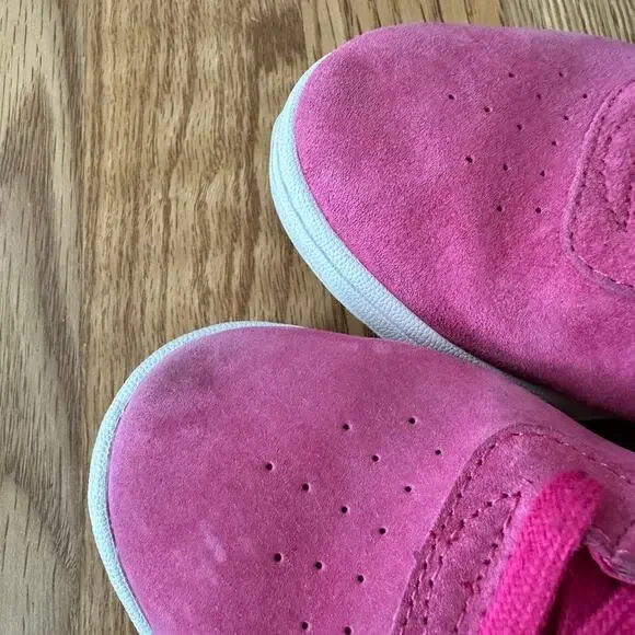 Fila Original Fitness Sneakers Bright Pink Suede Women's Size 7 Running Casual - Picture 13 of 13